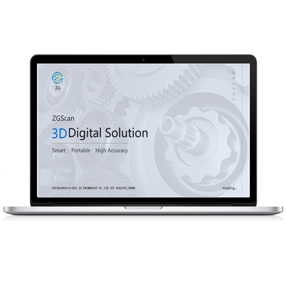Software 3D ZGScan Professional per la scansione 3D di componenti automobilistici ad alta precisione