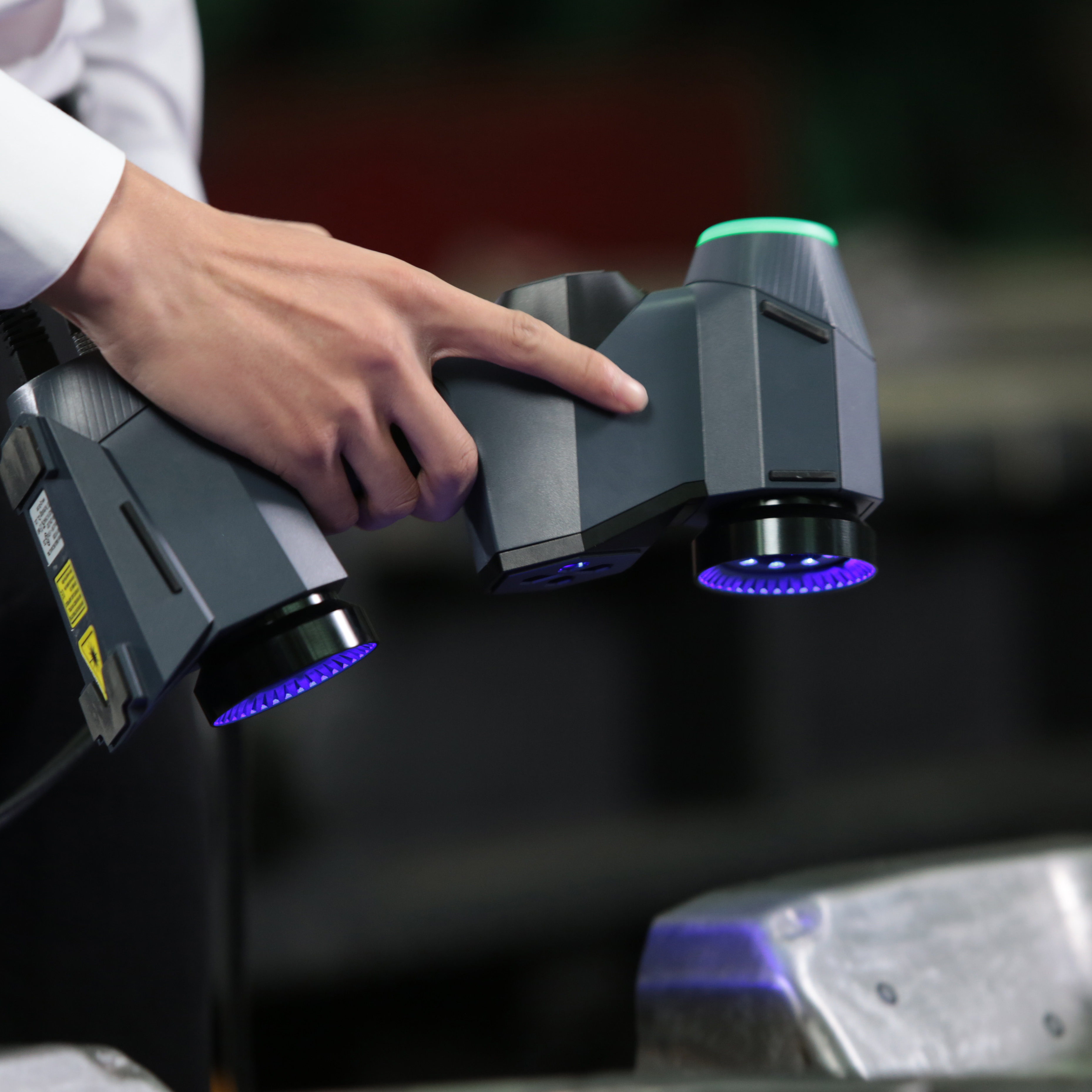 Scanner 3D Laser Portable Blue Smart Rigelscan con alta risoluzione